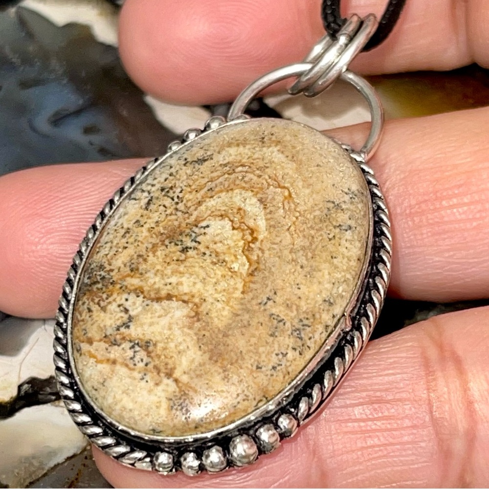 Picture Jasper Pendant 2 1/4” - Picture 6 of 17